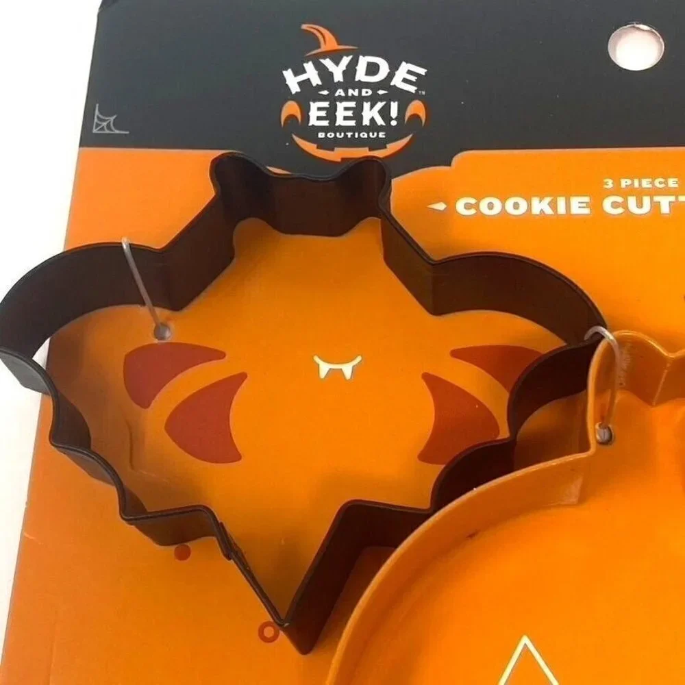 Target Hyde & EEK! Boutique™ 3pc Metal Cookie Cutter Set Halloween B33